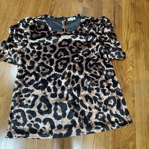 Leopard Print Women's Top medium
